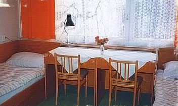 Een
kamer in het conservatorium-internaat