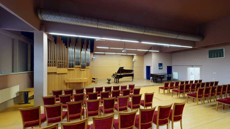 The concert hall
